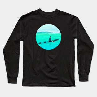 Prone paddle boarding Long Sleeve T-Shirt